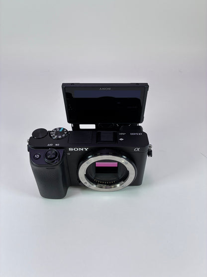 Sony Alpha a6400 24.2MP 4K Mirrorless Digital Camera Black Body Only - Boxed Kit
