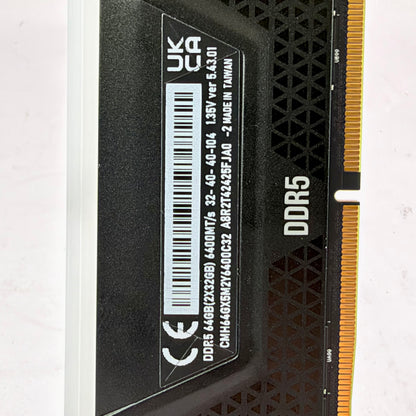 Corsair Vengeance RGB Pro 64GB (2x32GB) RAM DDR5 6400MHz CMH64GX5M2Y6400C32
