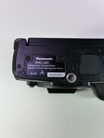Panasonic LUMIX G85 16MP Mirrorless Camera Body Only - Low 487 Shutter Count