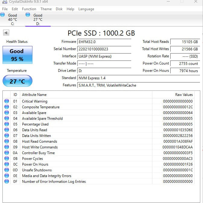 INLAND Prime 1TB M.2 NVMe Gen 3.0 x 4 SSD 2280