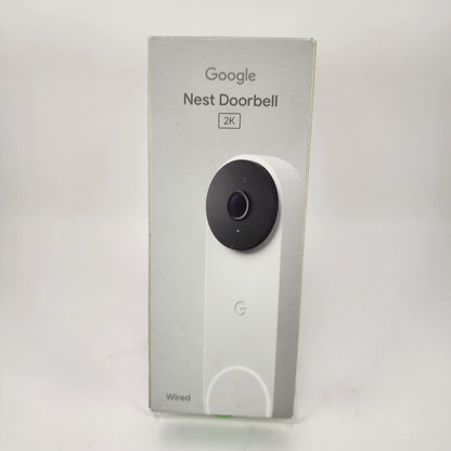 New Google Nest Doorbell Camera Wired 3rd Gen Snow G6PPP