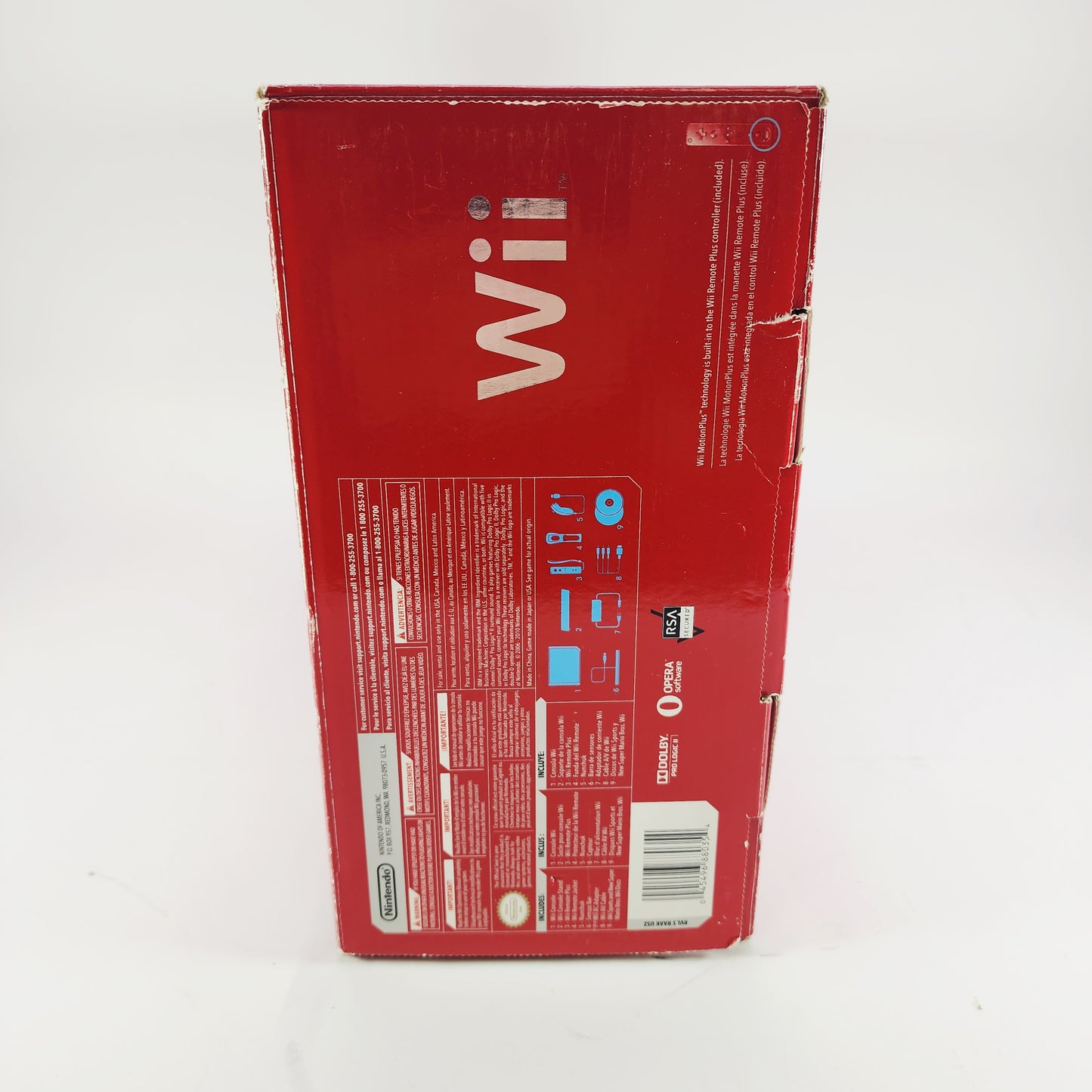 Nintendo Wii Console Gaming System RVL-001 Red 25th Anniversary Edition